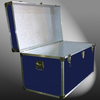 05-103 RE NAVY 36 Deep Storage Trunk with Alloy Trim
